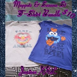 Muppets & Sesame Stree Tshirt bundle